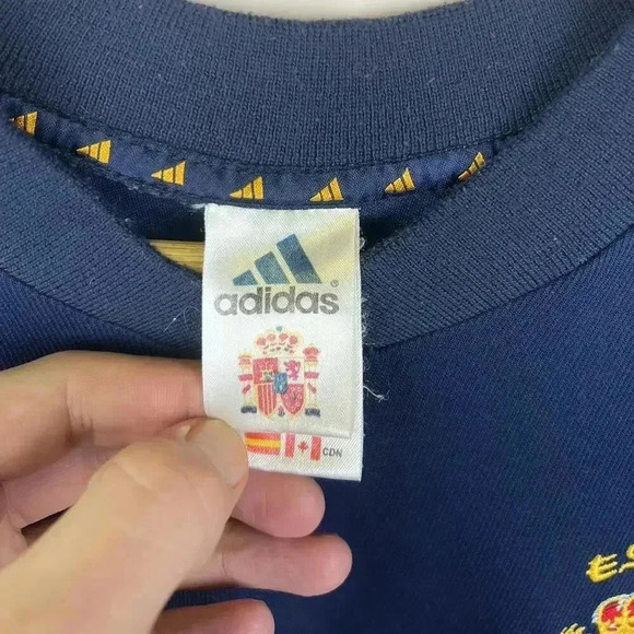 Vintage 00s Adidas Spain National Team Jersey - Authentic Soccer Shirt - Picture 6 of 8